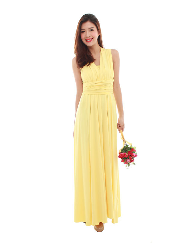 Cherie Convertible Maxi Dress in Sunlight